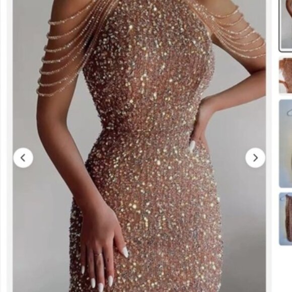 Stunner Dresses & Skirts - NWT Stunner Kiera Sequin Embellished Cocktail Dress